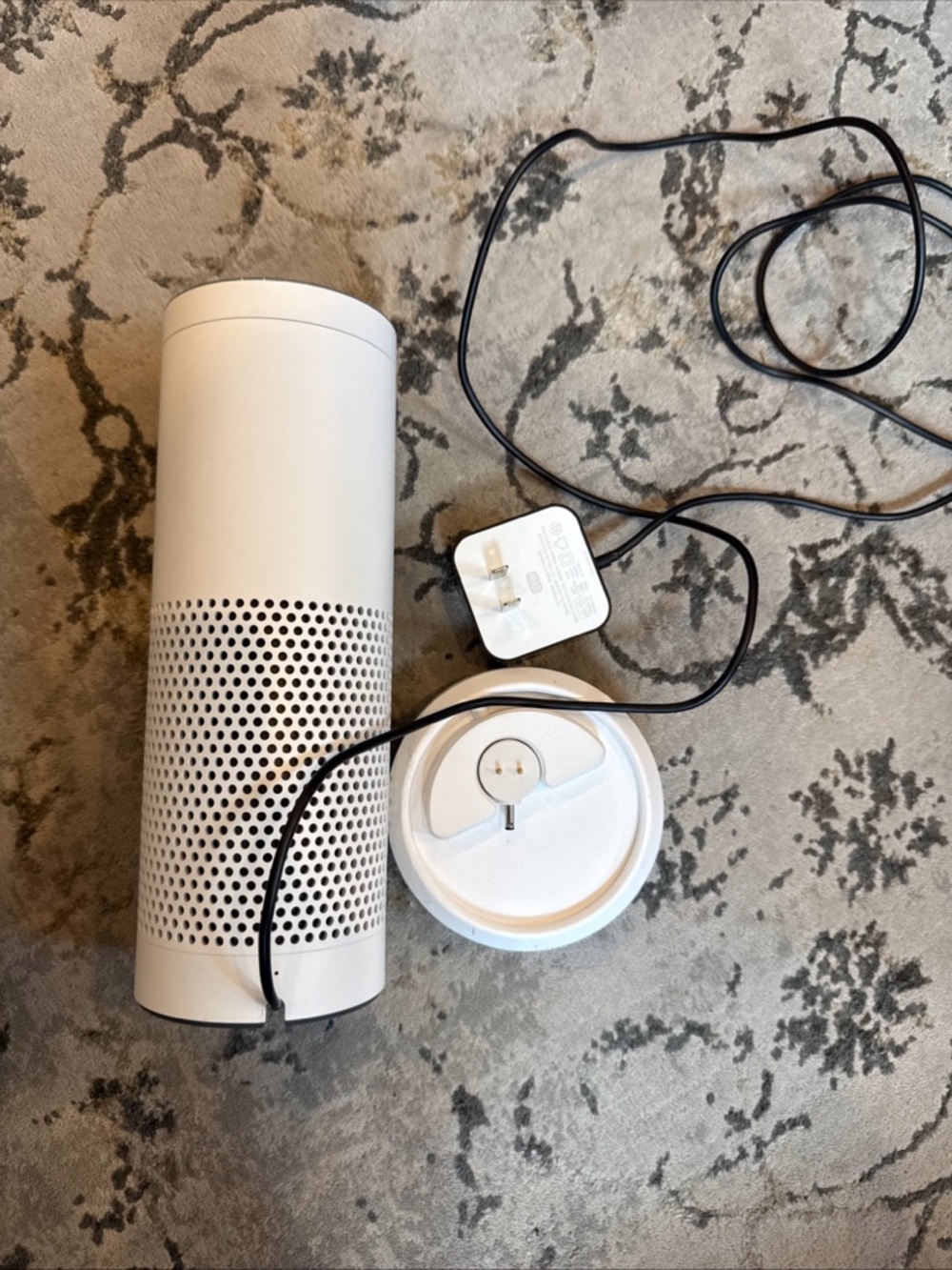 Amazon Echo Voice Assistant Speaker - White